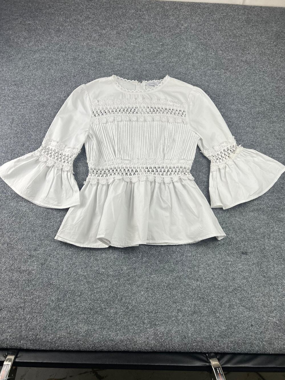 Endless Rose Knit Open Lace Top Size Medium #380
